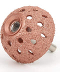 Built Tough Two Piece Tungsten Steel Bowl Grinding Heads For Tire Repair Angle Grinder Attachments high speed buffing pad with holes.