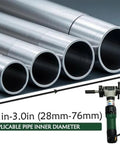 Portable Electric Pipe Beveling Machine With Auto Centering And Cold Cutting Chamfer Tool For Welded Joints 1.1 To 3 Inch Range with pipes.
