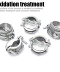 24 Pack One Half Inch Clamp Type Cable Connectors For Metallic Conduit Silver Zinc Durable Easy Install No Fuss For Romex Cables
