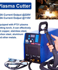 3 In 1 Plasma Cutter And TIG Welder With Pulse Stick, 520TSCPF Combo, digital panel, cutting copper and steel