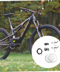 Trail Tough Mountain Bike Disc Brake Kit Equipped With Lightweight Hollow Rotors And Insanely Grippy Mechanical Calipers on bike.