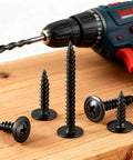 80 Piece Black Phillips Truss Head Self Tapping Screws One And One Half Inch Long for furniture woodworking appliances