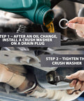 Installing 15 Piece Oil Drain Plug Crush Washer Set 18mm Replacement Gaskets for Porsche and Volvo in 2020 models step-by-step