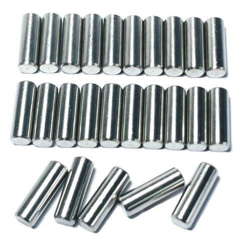 Beefy 25 Pack 6mm x 20mm Dowel Pins Stainless Steel 304 For Woodworking And Furniture Shelves And Beds Built Tough Dowels