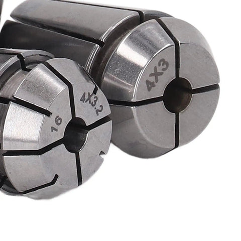 Premium Thonlai Cnc Engraving Collet Chuck Set With Durable Spring Steel Precision Tapping Kit For Grinding And Machining 5 Pcs High Performance, showing three collets with labels.
