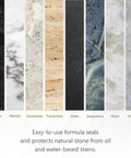 Premium Stone Sealer Water Based Formula for Natural Stone and Tile Surfaces Seals Against Stains and Spills comparison image