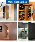 Wide applications of hidden door hinge 304 stainless steel built tough with 570 lbs load capacity for secret bookcase doors.