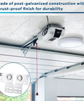 6 Piece Garage Door Track Bracket Set For 2 Inch Track Doors Includes 3 Eighths Inch Brackets Torsion Spring Support Residential