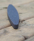 Side view of Ultra Coarse Manticore Scythe Sharpening Stone For Axes Machetes And Tools, Fast Pro Grade 260 Micron Grit, Made In USA