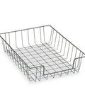 3 Inch Desk Tray Organizer Wire Letter Size For Desk Mail Files Memos Pro Grade Durable Steel Black