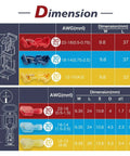 Dimensions of TTap Wire Connector Quick Splice Kit For 22 18 16 14 12 10 AWG Assorted Color Self Stripping Disconnect