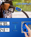 Digital Turbine Flow Meter Three Quarter Inch Auto On Off Industry Grade Aluminum Alloy Fuel And Water Meter at gas pump