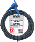 Replacement 520272 Air Water Solar Temperature Sensor With 20 Feet Cable For Pool And Spa, IntelliTouch EasyTouch Compatible