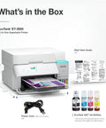 Wireless All-In-One Color Supertank Printer With Refillable Ink Tanks Up To 3 Years Of Ink For Home Office Use, ET-3950 with accessories