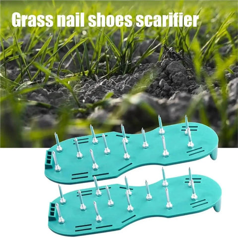 Soil Loosening Shoe Tool For Garden And Lawn Aeration Turn Every Step Into Easy Soil Breakup Footwear Attachment Black
