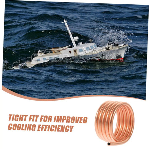 Water Cooling Jacket Kit For Brush Boat Motors And Copper Ring Cooling Ring RC Boat Toy Accessory 550 Size Brush Motor Compatible