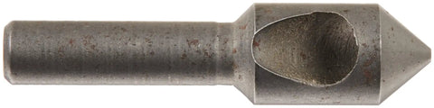 Top Shelf High Speed Steel Countersink 82 Degree Pilotless Tapered Cone Cutter with Weldon shank and intricate fluted design.