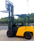 Electric Pallet Stacker Heavy Duty Forklift 1 To 3 Ton Capacity Compact Design for efficient warehouse logistics.