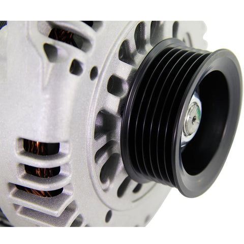 Close-up view of Drop-In Beefy High-Performance Alternator For 03-07 Murano 3.5, 02-03 Maxima 3.5, 95-00 Maxima 3.0, 02-04 I35 3.5, 98-00 I30 3.0 - OE-Equivalent Replacement With AHI0104 LR1110-710C 40044021 23100-0L701