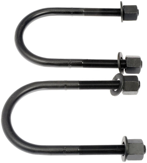 Dodge W150 Front Leaf Spring Axle U-Bolt Kit - Heavy-Duty OE Replacement For 1977 To 1993 Trucks U-bolts with nuts and washers