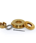 Outboard Propeller Installation Hardware Kit For 40 To 140 HP Engines Includes Brass Thrust Washer Spacer Washer Nut And Cotter Pin Durable Marine Grade Kit For Quick Reliable Prop Setup On Johnson And Evinrude Motors