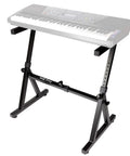 Z Style Adjustable Portable Heavy Duty Keyboard Stand For 49 To 88 Key Keyboards Pianos Turntables And MIDI Gear Durable Steel Frame