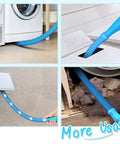 2 Piece Dryer Vent Cleaning Kit With Quiet Vacuum Hose Attachment Lint Brush Vent Cleaner And Cleaning Tool Set in use
