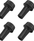 Black 20mm On Off Lamp Switch Knobs Replacement Pack Of 4 For Table And Floor Lamps Easy To Install In Seconds Durable Universal Fit Fits Most Lamps No Fuss Quick Swap Replacement Parts shown against a white background.