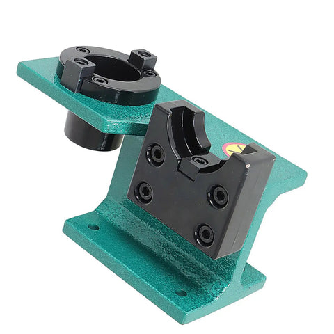 CAT40 Tool Holder Tightening Fixture Universal CNC Clamp For Precise Machining, aluminum alloy construction, angled view