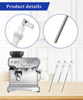 Top Shelf Triple Pack Steam Probe Upgrade For Breville And Sage Espresso Machines with silicone wands and stainless steel rods.