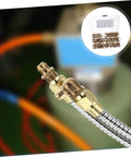 Copper Grease Nipples Assortment Kit With Zerk Fittings For Lubrication Straight And Angled Adapters For Bearings