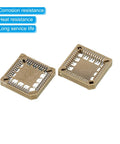 PLCC44P IC Socket 44 Pin 1.26mm Pitch SMT Surface Mount Socket For PCB Board Prototyping And Testing Pack Of 2