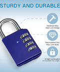 10 Pack Resettable 4 Digit Combination Lock Padlocks Waterproof Locker Locks Small Outdoor Tough As Nails Dope Combo Locks for security