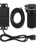 Garbage Disposal Air Switch Kit With Sink Top Push Button For Waste Disposer Up To 2HP Safe With Wet Hands UL Certified Power Module Easy To Install Black Finish Quiet Reliable Kitchen Upgrade