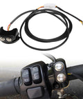 Black 1 Inch Air Ride Handlebar Switch For Harley Dyna VRod Touring And Sportster Suspension Control Kit With Aero A Compatibility