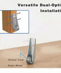 Smooth Out Saggy Doors Fast With These Heavy Duty Anti Sag Low Profile Rolling Casters Silent Bearing Replacement Rollers knock out wobble during installation.
