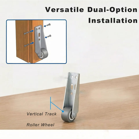 Smooth Out Saggy Doors Fast With These Heavy Duty Anti Sag Low Profile Rolling Casters Silent Bearing Replacement Rollers knock out wobble during installation.