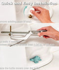 Steps to install Chic Cute Turtle Toilet Bolt Covers 2 Pack For Bottom Of Toilet Coastal Beach House Bathroom Decor Easy Install