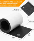 Non Slip Furniture Pads Self Adhesive Rubber Sheets 4 By 40 Inch Cuttable Anti Skid Pads for furniture stability