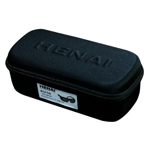 Top Shelf Od7 Plus Laser Protective Glasses case in durable black material, designed for secure storage of safety eyewear.