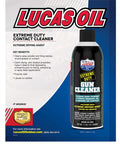 Extreme Duty Contact Cleaner Aerosol Grime Busting Non Chlorinated And CFC Free Fast Dry Formula Safe On Plastics Great For Electronics And Electrical Gear Maintenance And Quick Wipe Downs bottle with label details