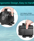 1160 GPH Submersible Water Pump With Eleven And A Half Feet Lift ergonomic design details