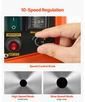 Heavy Duty Magnetic Core Drill delivering kickass copper motor power with 10-speed control knob for variable hole cutting.
