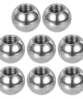 M5x10mm Ball Knob Set In 304 Stainless Steel, 8 Pcs Female Thread Round Blind Hole Caps, Screw Covers For Lighting, Machinery