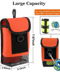 Orange Mesh Scuba Diving Gear Bag With Snorkeling Equipment Storage Pocket For SMBs Reels Gloves Flashlights And Small Cameras