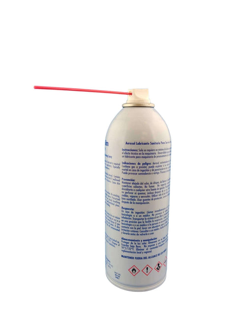 Back view of Food Grade PTFE Lubricant Spray For Metal Surfaces With Protective Film Built Tough Heavy Duty Aerosol NSF Certified