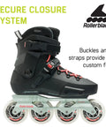 Twister XT Women's Fitness Inline Skates black mint features secure closure system with buckles and straps for custom fit