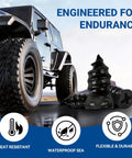 72 Piece Tire Repair Kit With Rubber Nails In Three Sizes, Storage Box And Screwdriver For Cars, Trucks, Motorcycles And More