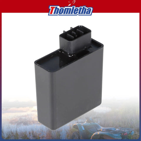 Ignition CDI Box Replacement for Suzuki Z250 LTZ250 2004 2009 Quad ATV, black spark module with plug-and-play connection