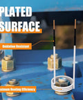 Eight Coil Induction Heater Kit with flexible heat-resistant coils demonstrating rust removal on bolts and nuts.